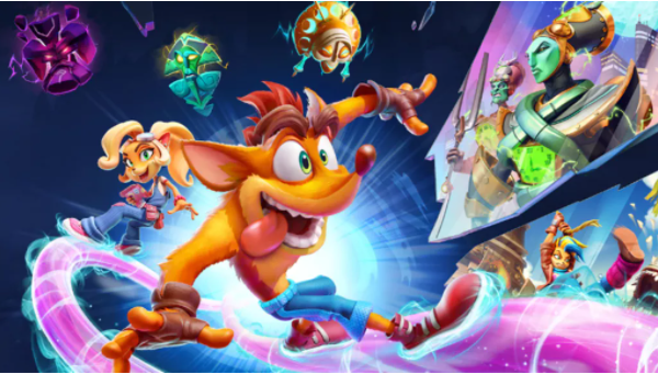 秘密撞車Bandicoot 4的 logo和設計標志讓粉絲們大吃一驚.png