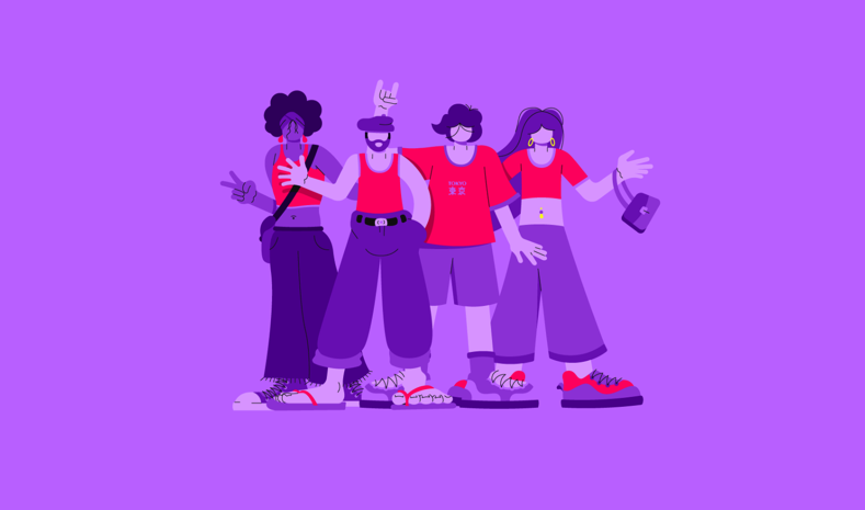 時(shí)尚年輕人插畫(huà).png