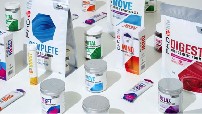  PhD Nutrition 的子品牌Phd Life設(shè)計整套VI .png